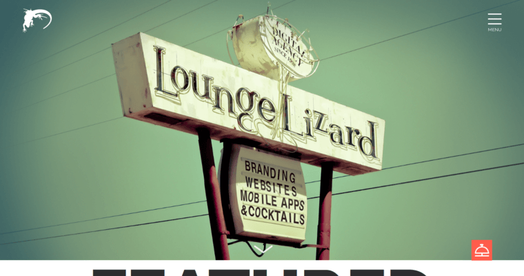 Home page of #15 Top Web Design Business: Lounge Lizard