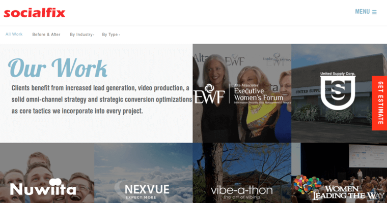 Work page of #7 Leading Website Design Business: SocialFix