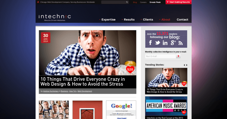 Blog page of #19 Top Website Design Firm: Intechnic