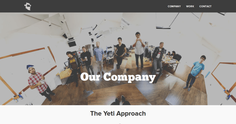 Company page of #2 Best iPhone App Firm: Yeti