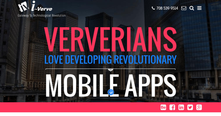 Home page of #5 Top Wearable App Design Firm: i-Verve