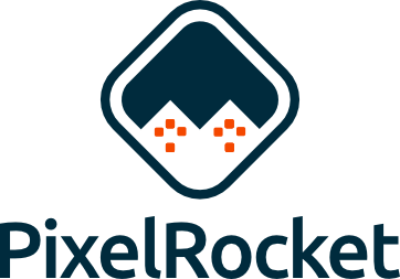 Top Wearable App Development Business Logo: Pixel Rocket Apps