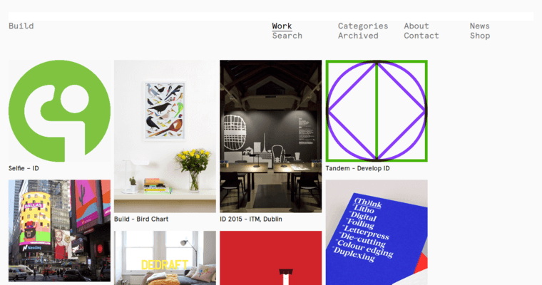 Work page of #8 Best Architecture Web Design Company: Build