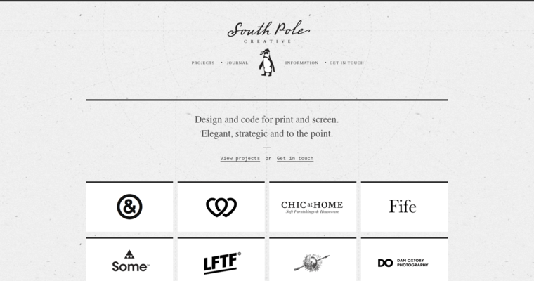 Home page of #6 Leading Architecture Web Design Agency: South Pole Creative