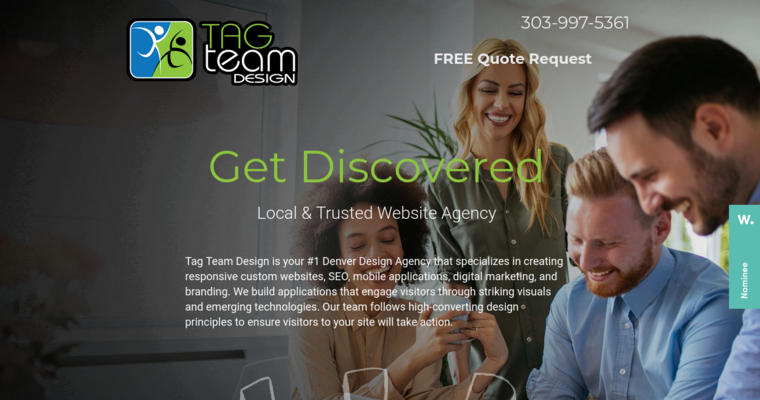 Company page of #11 Best BigCommerce Design Agency: Tag Team