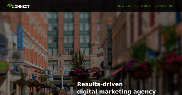 Home page of #9 Best Cleveland Web Development Company: 42connect