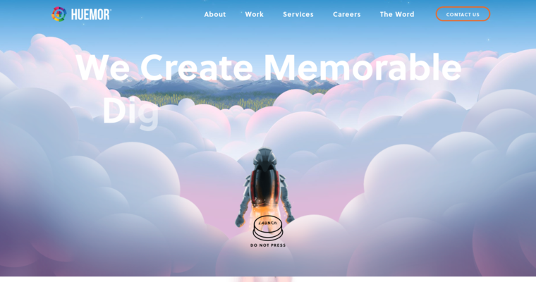 Home page of #10 Best Custom Website Design Agency: Huemor Designs