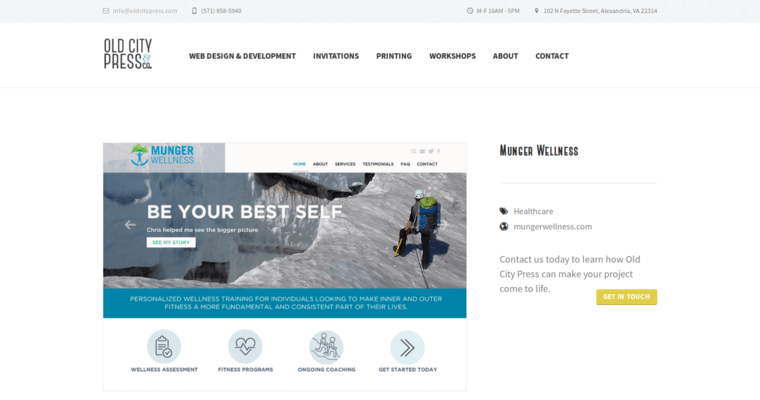 Folio page of #10 Top eCommerce Website Design Company: Old City Press
