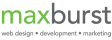  Leading eCommerce Website Development Business Logo: Maxburst