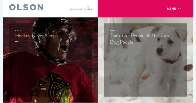 Work page of #6 Best Minneapolis Web Design Agency: Olson
