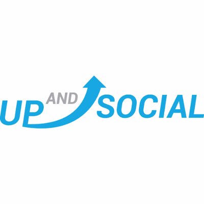 Top Website Design Company Logo: Up And Social
