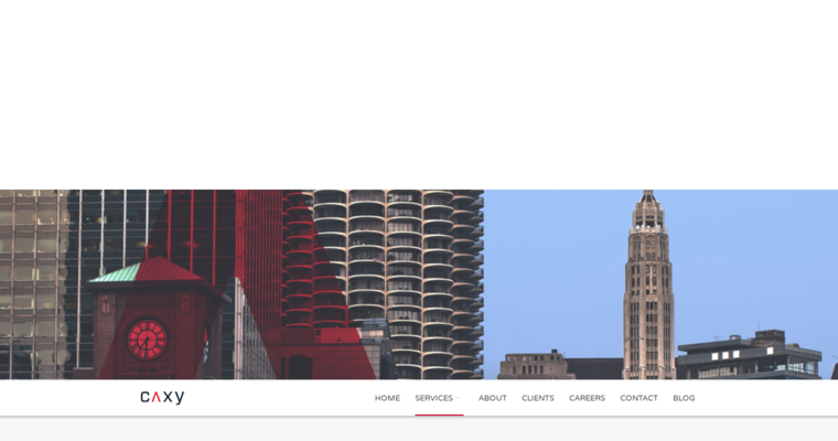 Service Page of Top Web Design Firms in Illinois: Caxy