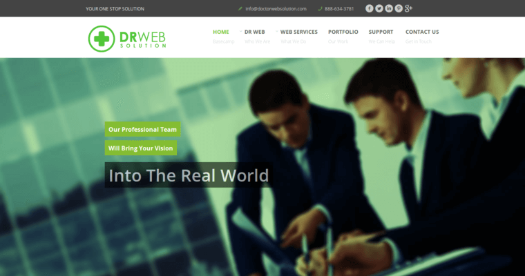 Home Page of Top Web Design Firms in Illinois: Doctor Web Solutions