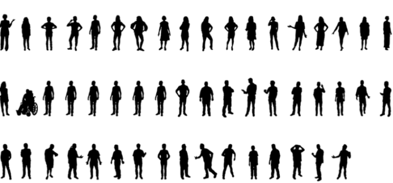 New Font Features Letters that Look Like People