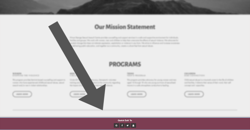 Quick Exit Buttons Are Protecting People Around the World