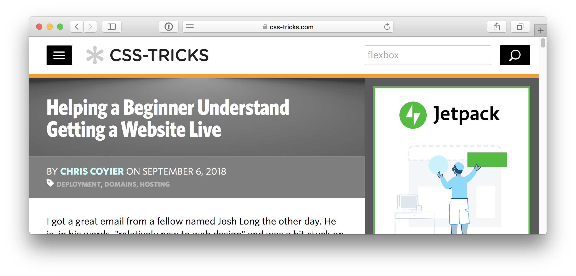 CSS-Tricks.com Encourages You To Implement New And Unique Website Designs.