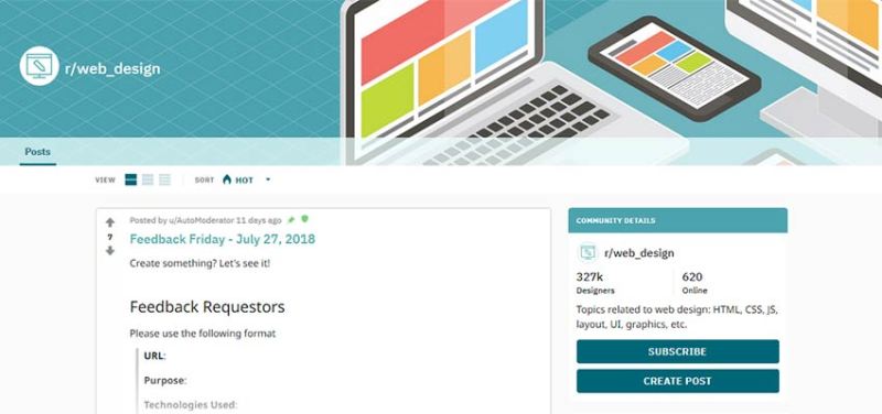 Feedback from the Web Design Community is  Always Welcome