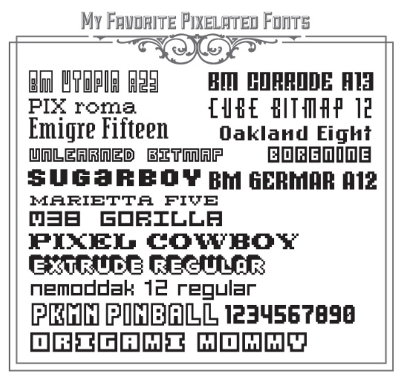 Pixel Fonts Can Be Used, But Should They Be Used?