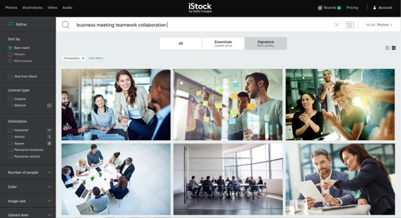 Find the Right Stock Photo for Your Design Project