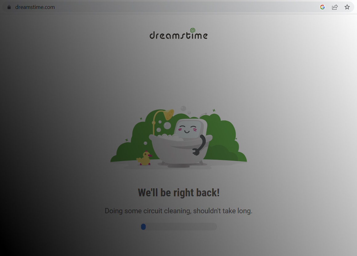 DreamsTime Nightmare: Website Goes Down, Users Left in the Dark!