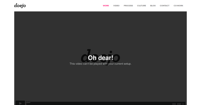 Work page of #6 Leading Website Design Firm: Doejo