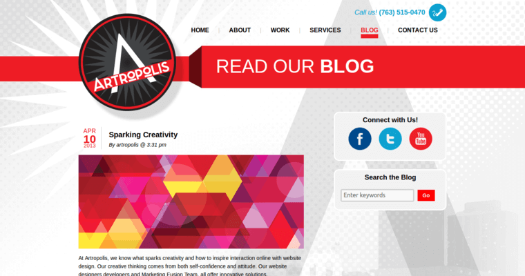 Blog page of #6 Leading Website Design Company: Artropolis