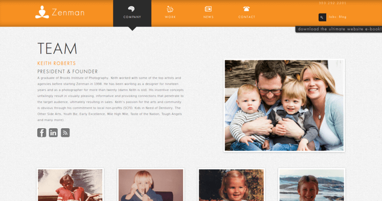 Team page of #5 Top Web Design Business: Zenman