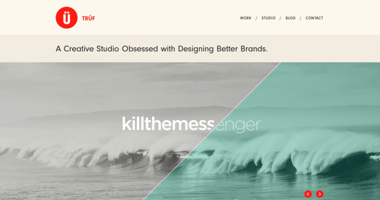 Home page of #11 Leading Website Development Business: TRÜF Creative