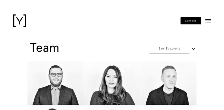 Team page of #23 Top Website Design Agency: Yoke