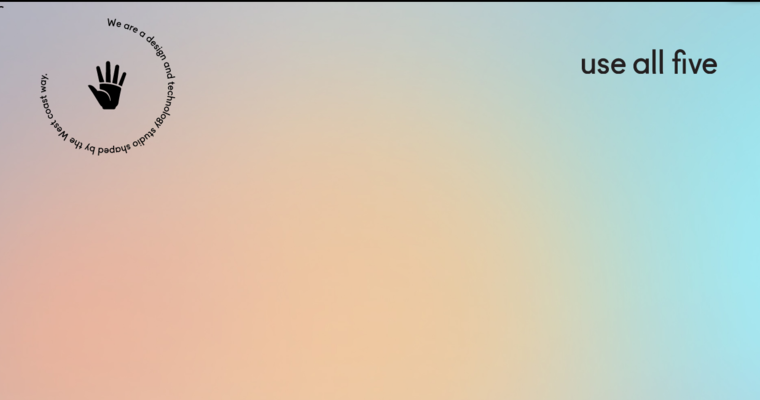 Home page of #6 Top Web Design Agency: USE ALL FIVE