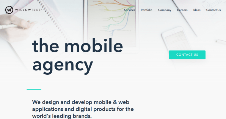 Home page of #1 Top Android App Business: WillowTree