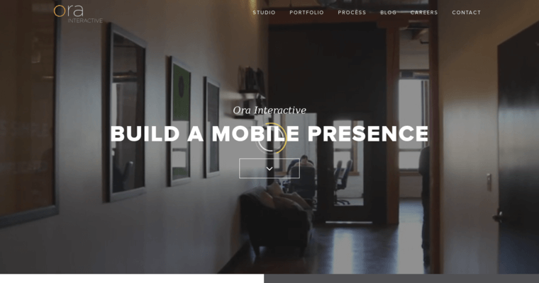 Home page of #5 Best Android App Development Agency: Ora Interactive
