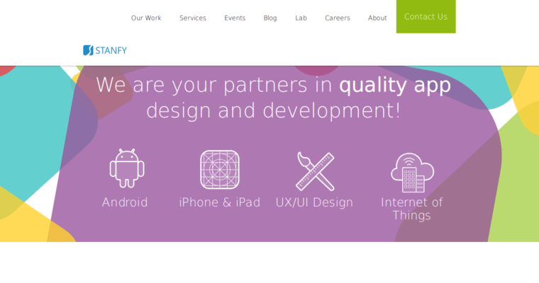 Home page of #10 Top Android Development Agency: Stanfy