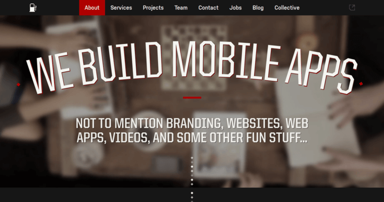 About page of #6 Leading Android App Firm: Fueled