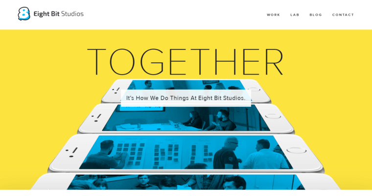 Home page of #7 Top Android App Development Business: Eight Bit Studios