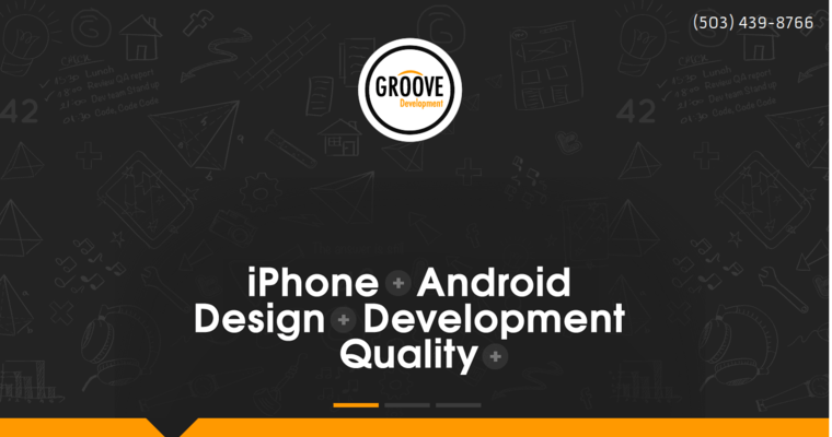 Service page of #7 Best iPad App Firm: Groove Development
