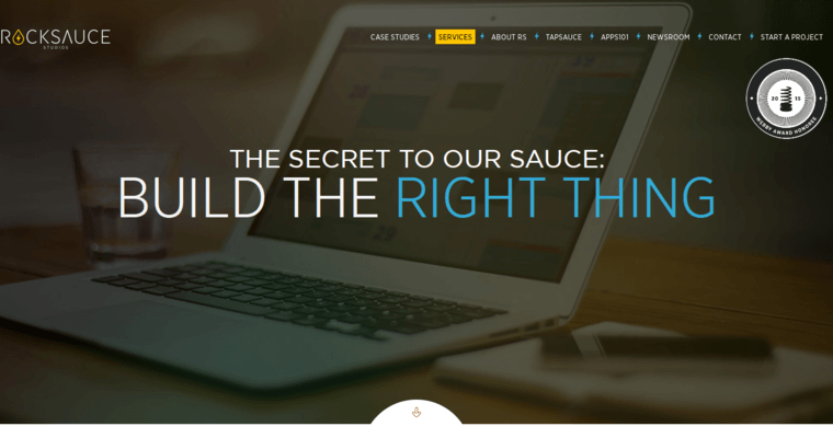 Services page of #5 Top iPad App Agency: Rocksauce Studio
