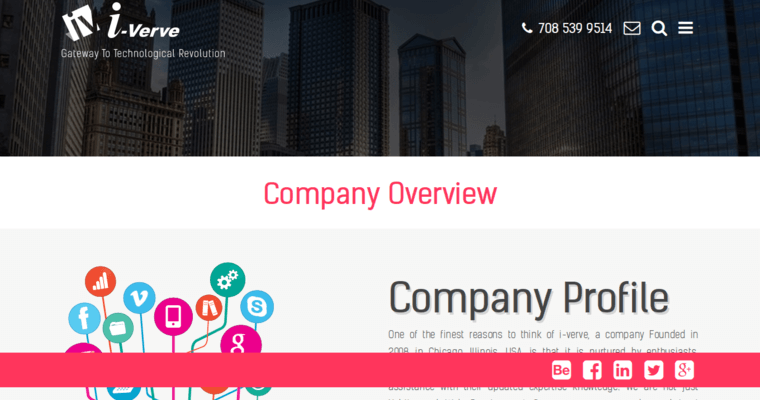 Company page of #4 Leading Wearable App Company: i-Verve