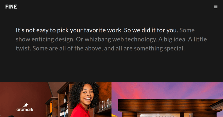 Work page of #3 Best Architecture Web Development Agency: Fine