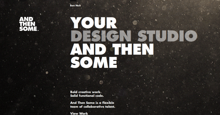 Home page of #9 Best Architecture Web Design Firm: And Then Some