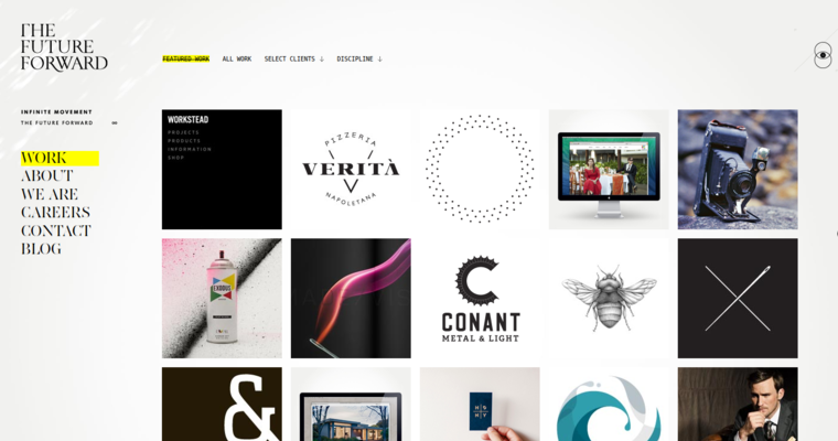 Work page of #4 Top Architecture Web Design Agency: The Future Forward