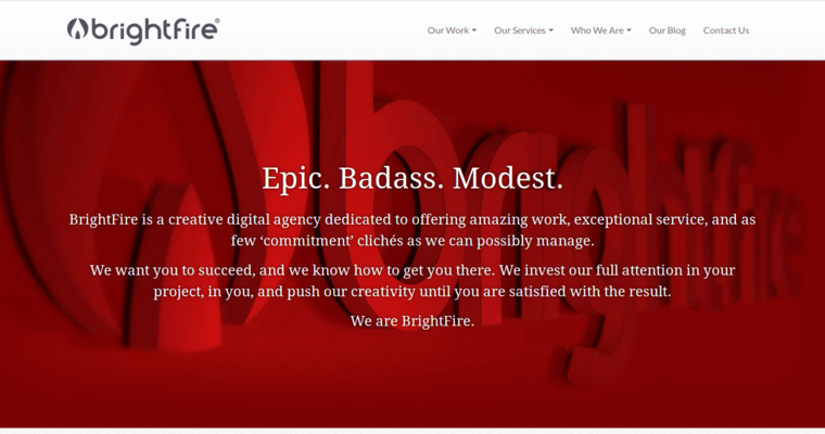 Home page of #6 Leading Atlanta Agency: Brightfire