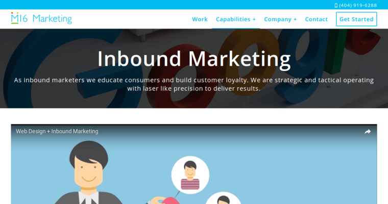 Service page of #10 Top Atl Company: M16 Marketing