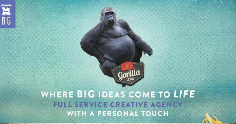 Home page of #6 Top Web Design Company: Big Gorilla Design