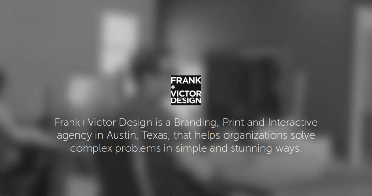 Index 2 page of #4 Top Web Design Company: Frank+Victor Design