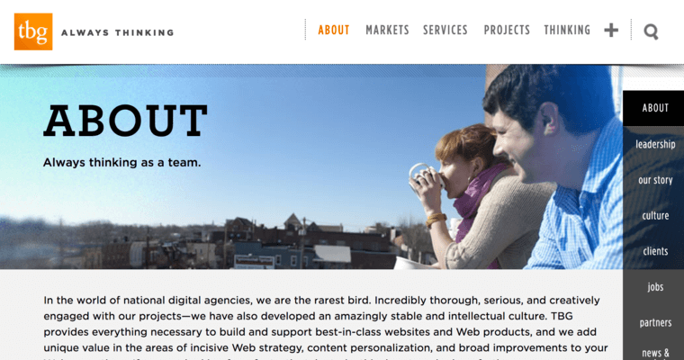 About page of #11 Best Baltimore Web Design Company: Berndt Group