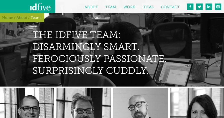 Team page of #5 Best Baltimore Web Development Firm: Idfive
