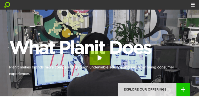 Service page of #10 Best Baltimore Web Development Firm: Planit