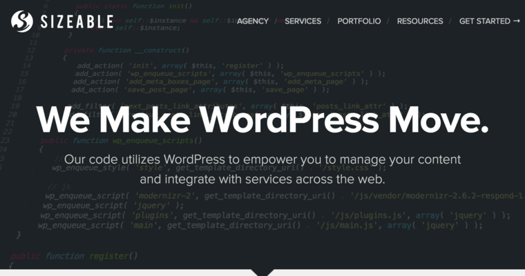 Development page of #2 Top Baltimore Web Development Company: Sizeable Interactive