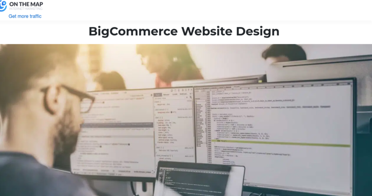 Home page of #4 Top BigCommerce Design Business: On The Map